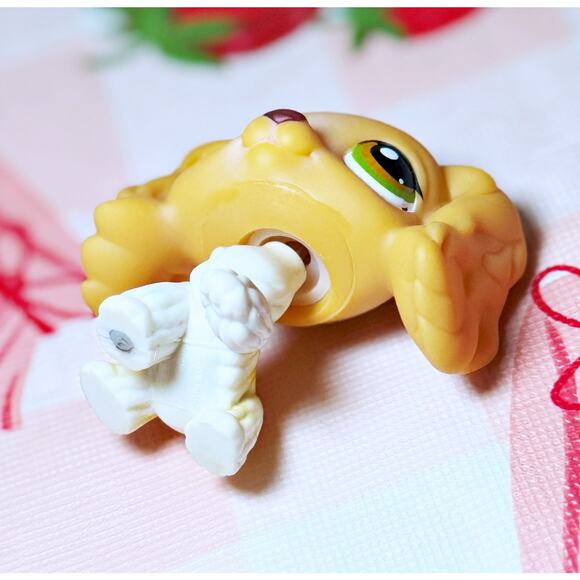 2006 Authentic Littlest Pet Shop LPS #79 Cocker Spaniel Puppy Dog Green Eyes - Picture 9 of 10